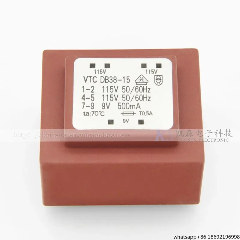 2026 IQAir Air Purifier US Version Home Appliance CE Certified 115V Input 2 Groups 9V Output 500mA Potting Transformer