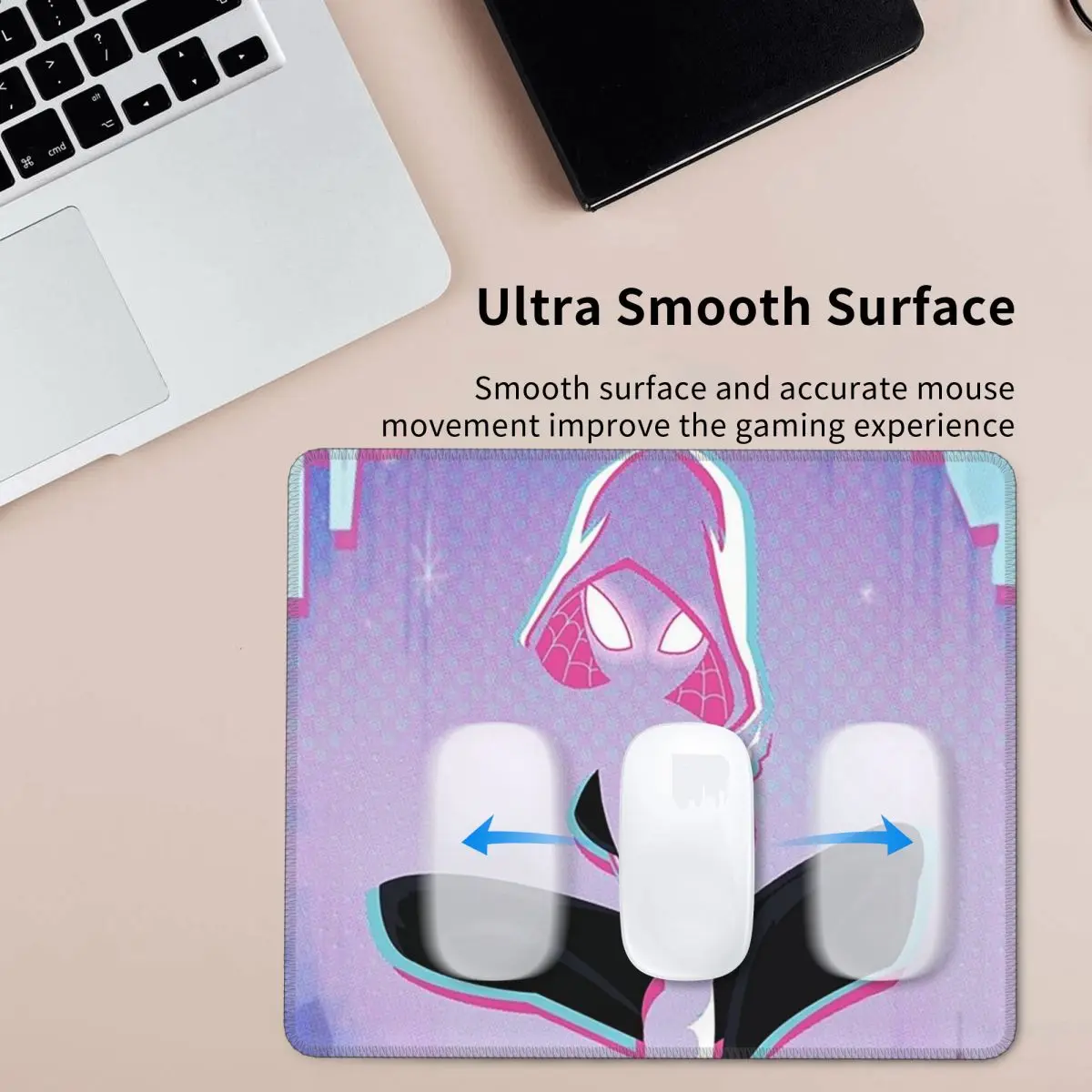 

Коврик для мыши Spider-Gwen 1, коврик для компьютерной клавиатуры, коврик для мыши, геймерский ПК, ноутбук, настольный коврик, офисные аксессуары, настольные коврики