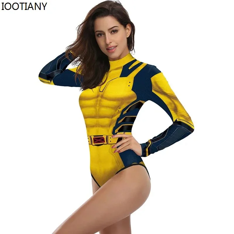 CosplayHalloween فيلم خارقة تأثيري ملابس السباحة النساء ثلاثية الأبعاد الطباعة أنيمي بذلة مثير قطعة واحدة ملابس الصيف بركة حفلة دري