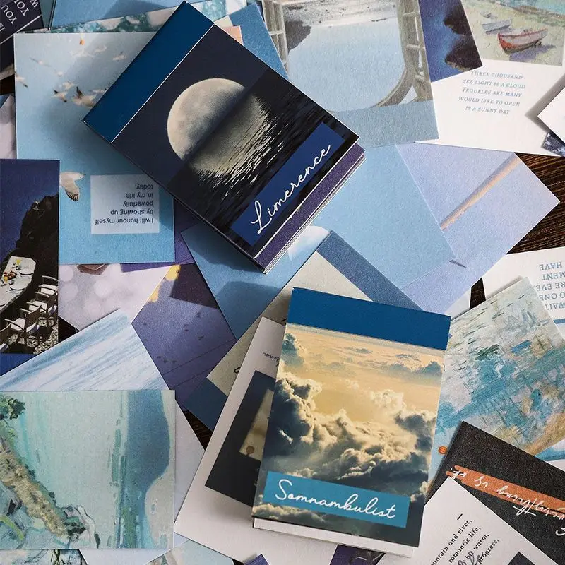 50pcs Handbook Sticker Material Ins Wind Whole Retro Handbook Japanese Girl Heart Stickers Decoration