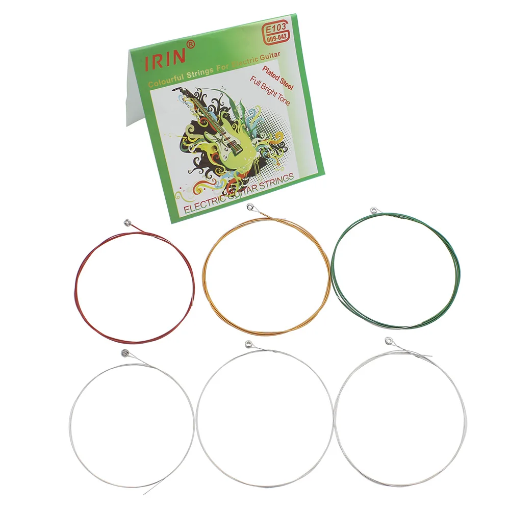 일렉트릭 기타 스트링 세트, 니켈 합금 실버, 고급 코팅 철사 라이트 스트링, 일렉트릭 기타 부품, 6 개