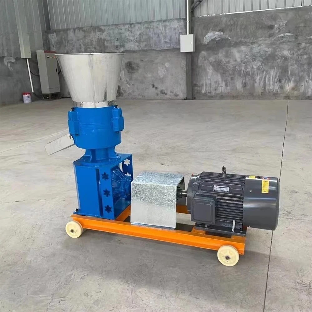 Breeding Cattle Livestock Straw Corn Pelletizer Small Feed Pellet Forming Machine