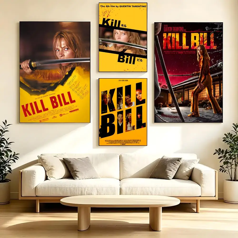 Movie Kill Bill Poster Poster High Quality Wall Art for Home Office Bedroom Living Room Perfect
