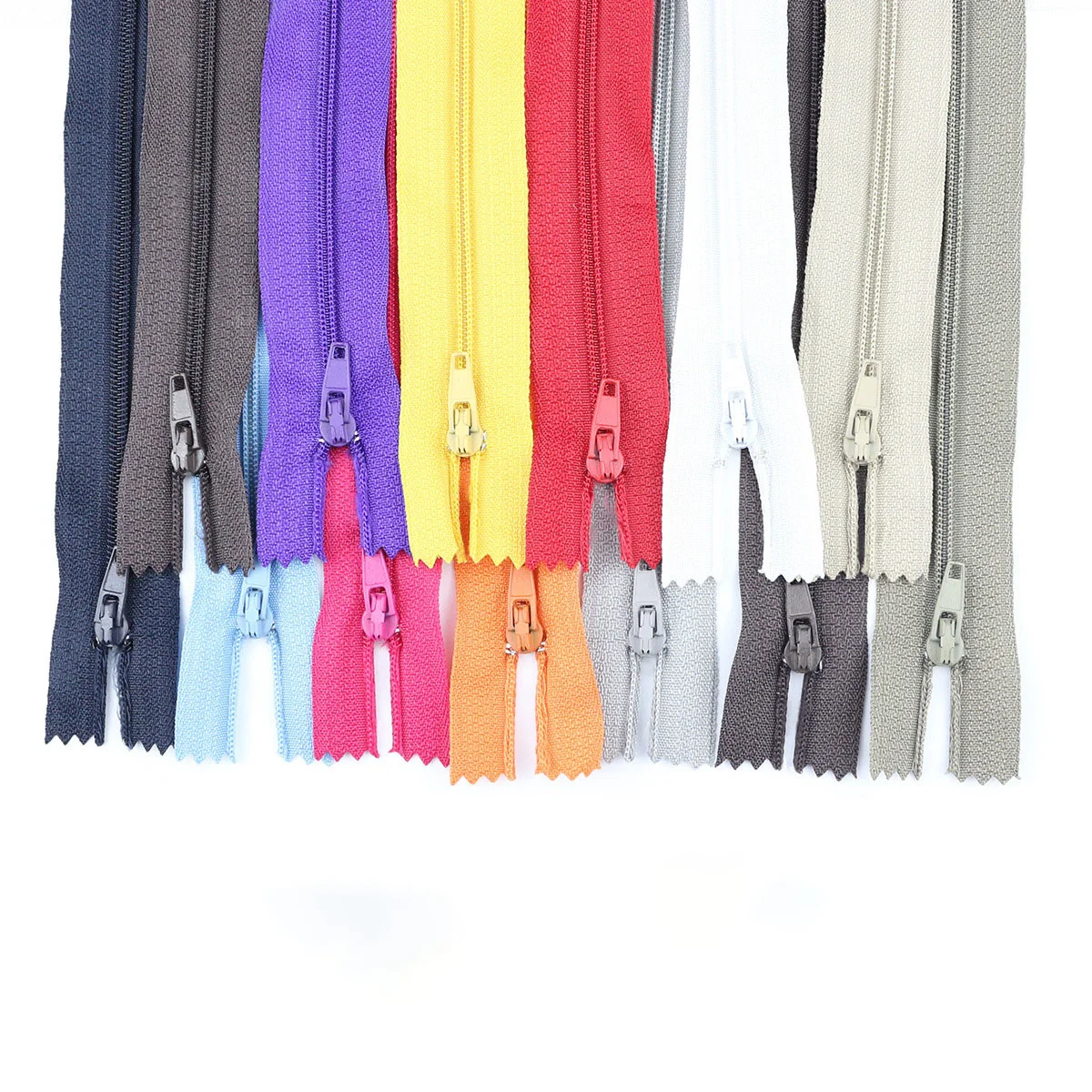 （20pcs)3 #nylon closed tail zipper dress pants Casual pants front pocket short zipper 20cm