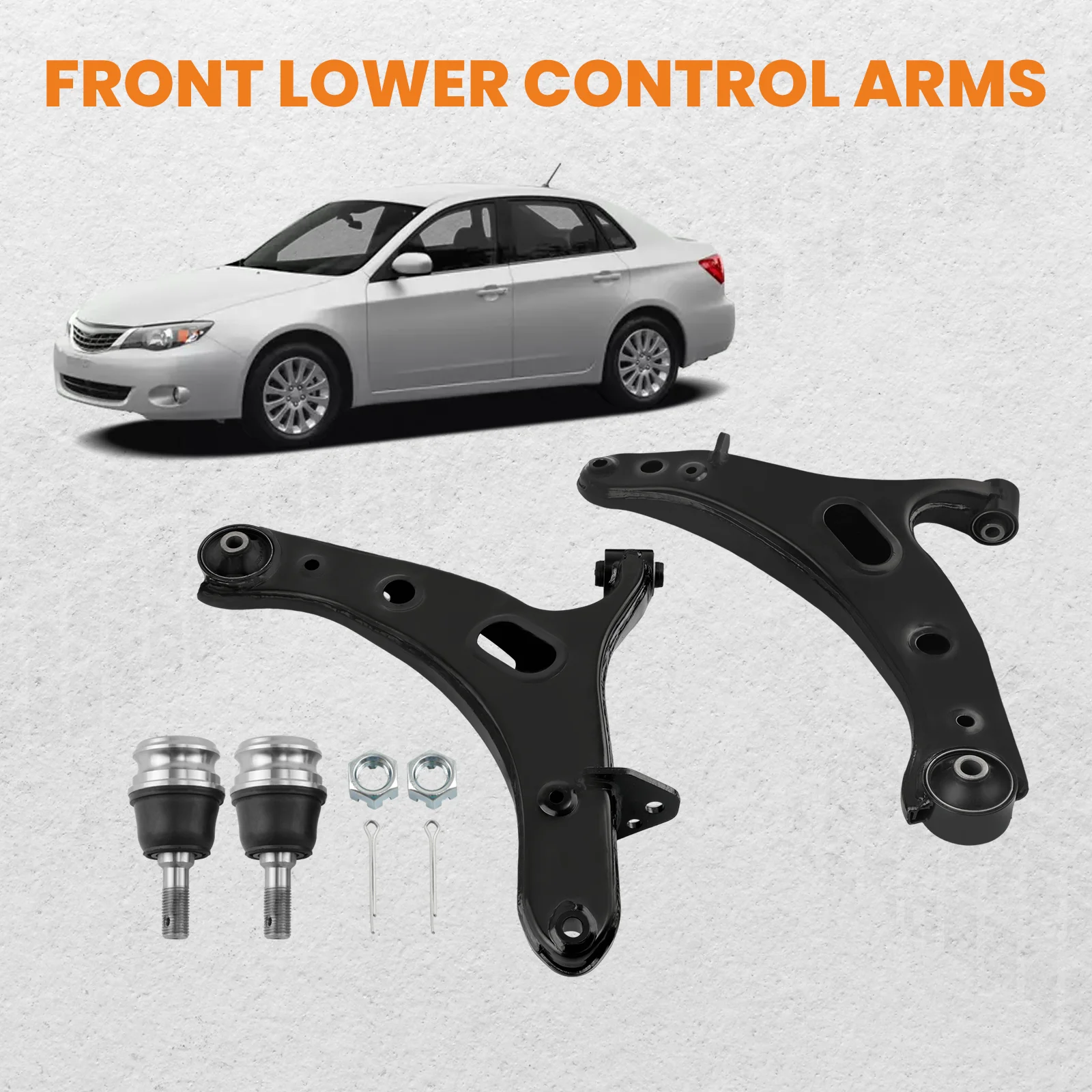 2x Suspension Front Lower Control Arm Kit For Subaru Legacy Outback 2010 2011 2012 2013 2014