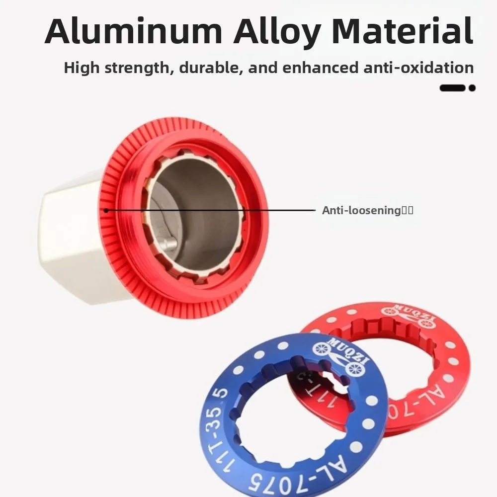 

Aluminum Alloy Bicycle Cassette Cover Ultra Light Fixed Flywheel Lock Nut Easy Installation 11T Freewheel Protector MTB