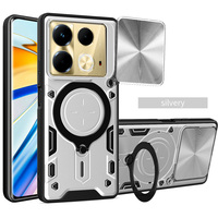Metal Ring Camera Protect Case for Infinix Note 40 Pro Note 40 Note 30 Pro 30i Hot 30 Zero 30 Armor Hybrid Rotating Holder Cover