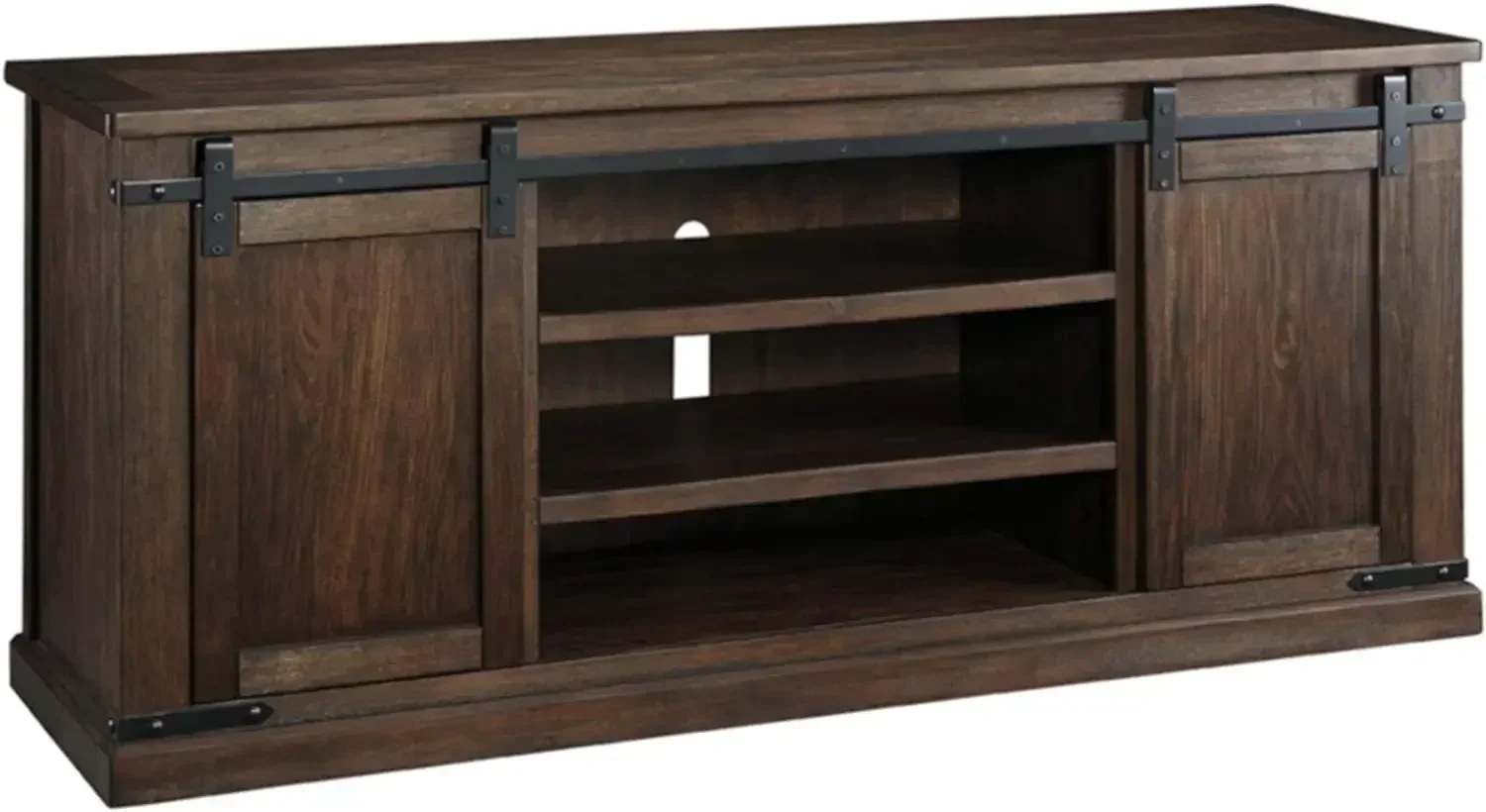 Signature Design by Ashley Budmore Rustic TV Stand Fits TVs up to 68