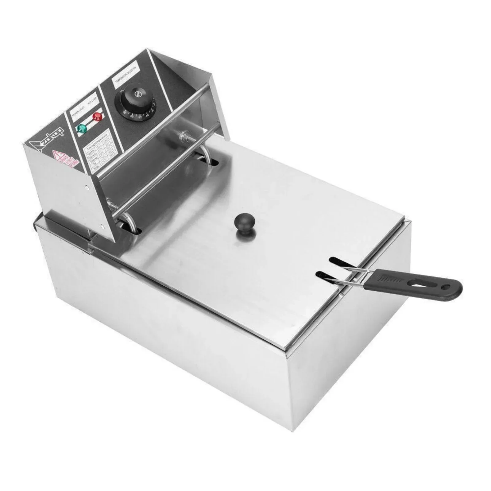 6L 2500W Electric Deep Fryer Commercial Restaurant Fast Food French Fry Cooker