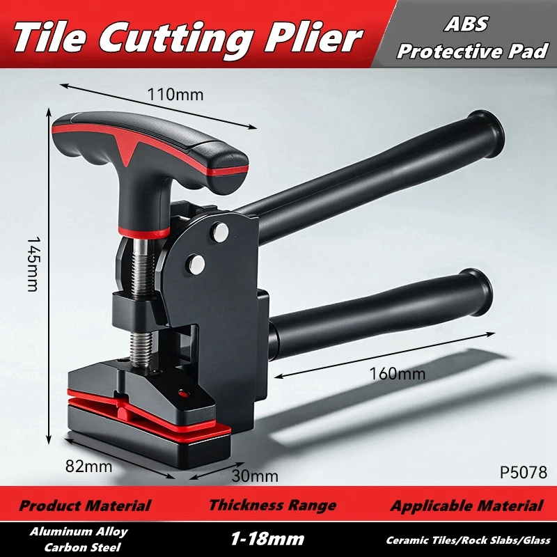 Ceramic Tile Glass Pliers, Opening Pliers,Heavy-Duty Ceramic Tile Splitter Portable Manual Tile Scoring and Cutting Breaker Tool