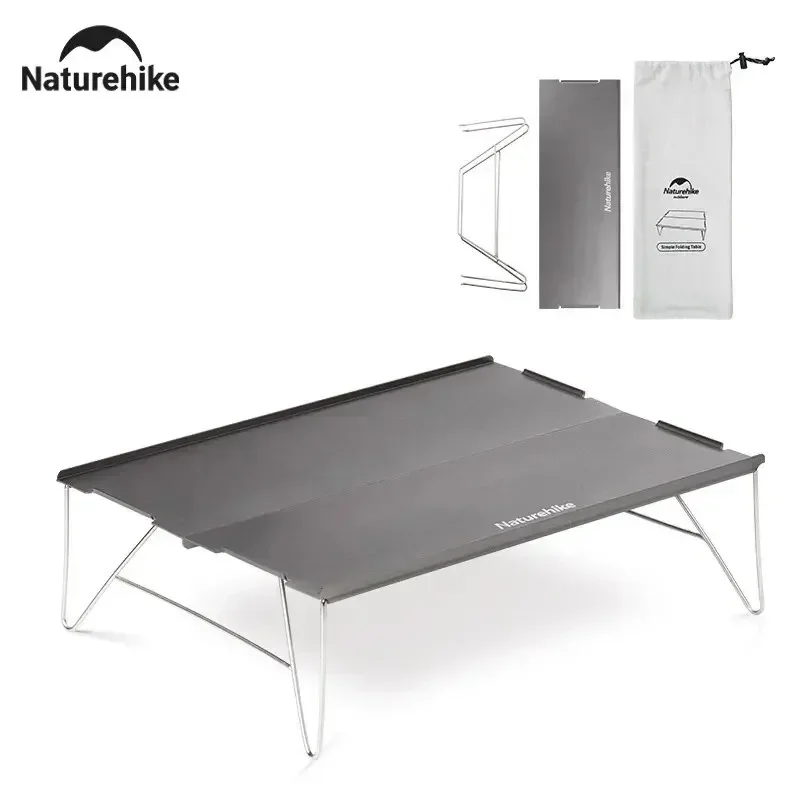 

Naturehike Ultralight Camping Mini Table Folding Aluminium Alloy Cook Stove Table Portable Travel Outdoor Bbq Hiking Desk Table