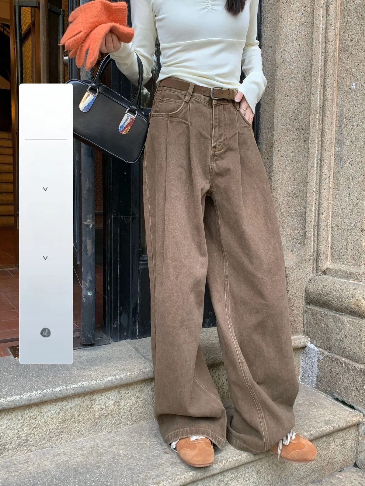 

Женские джинсы прямого кроя в стиле ретро, хлопковые, с высокой талией, удобные, повседневные, винтажные, в корейском стиле, летние, новинка