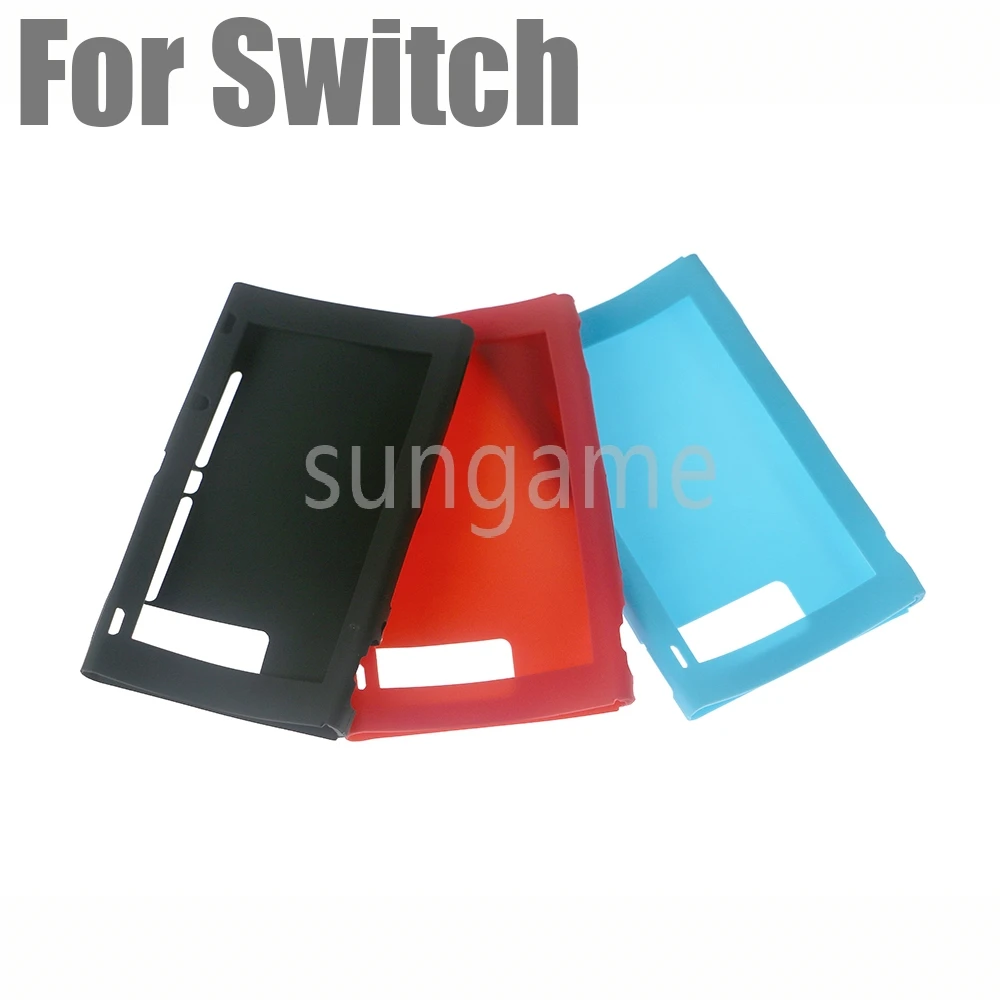 10pcs Host Case For Nintendo Switch Console NS Controller Shell Soft Silicone Protective Cover Accessories