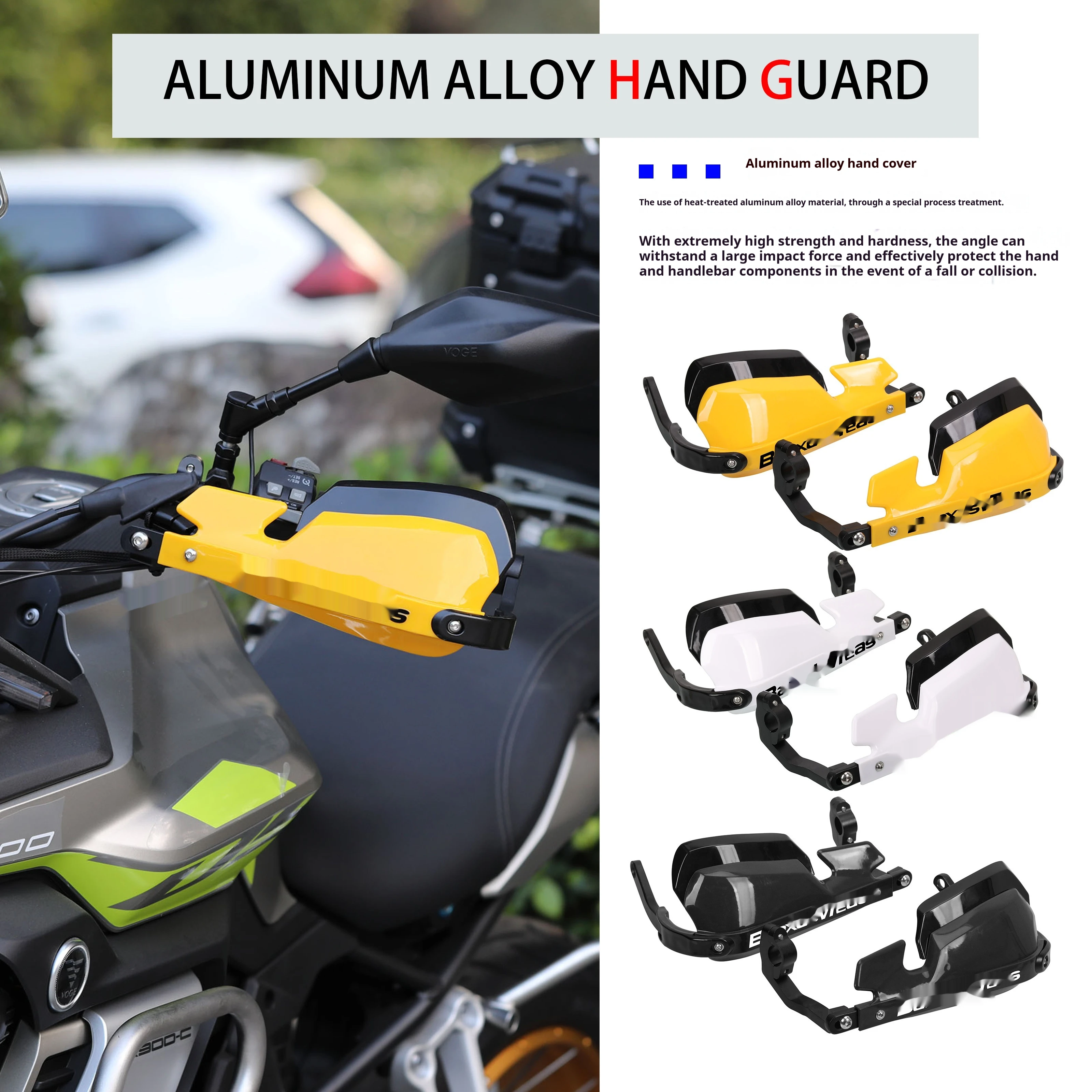 Motorcycle Handguard Hand Guard Shield FOR Voge 900DSX DS800X accesorios moto Aluminum Alloy Wind Deflector Protector Part