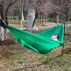 Hamac de camping en nylon avec ULfixe, hamac de randonnée, parachute portable, extérieur, tourisme, randonnée, voyage, mise à niveau