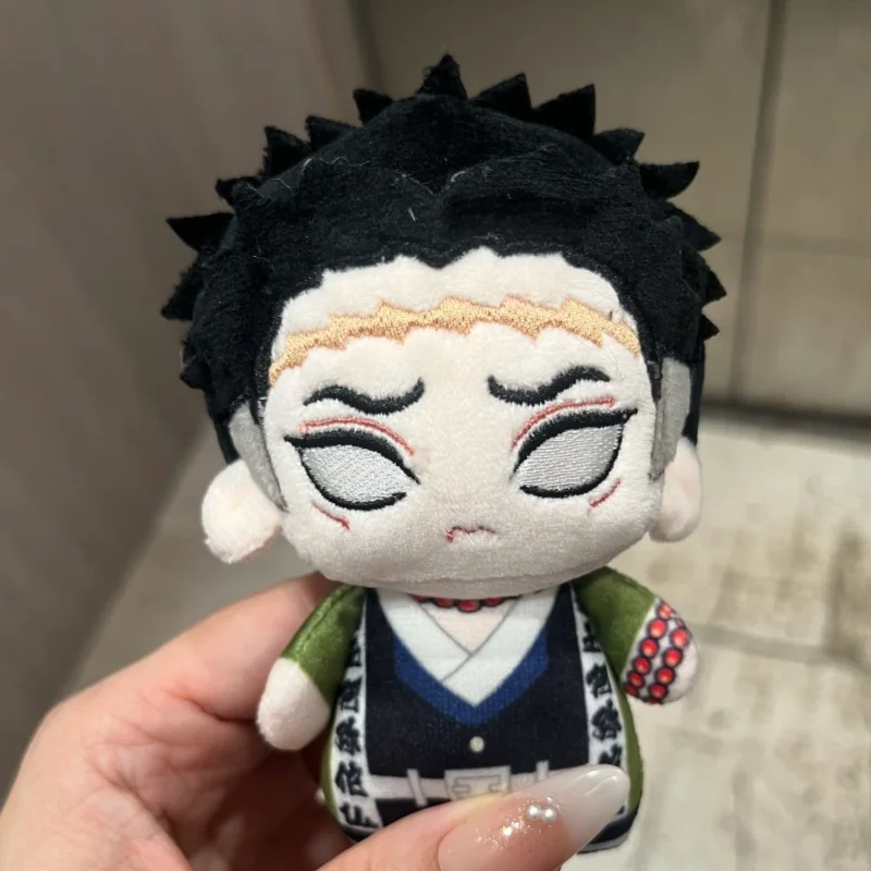 10Cm Gyomei Himejima Anime Demon Slayer Printed Plush Doll Desktop Ornament Hanging Toy Decorative Classmates' Holiday Gifts