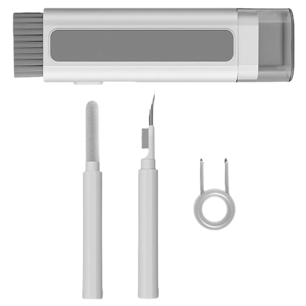 6-in-1 Electronics Cleaning Kit Multipurpose Earphone Keyboard Cleaner Portable Computer Phone Headset Cleaning Tool