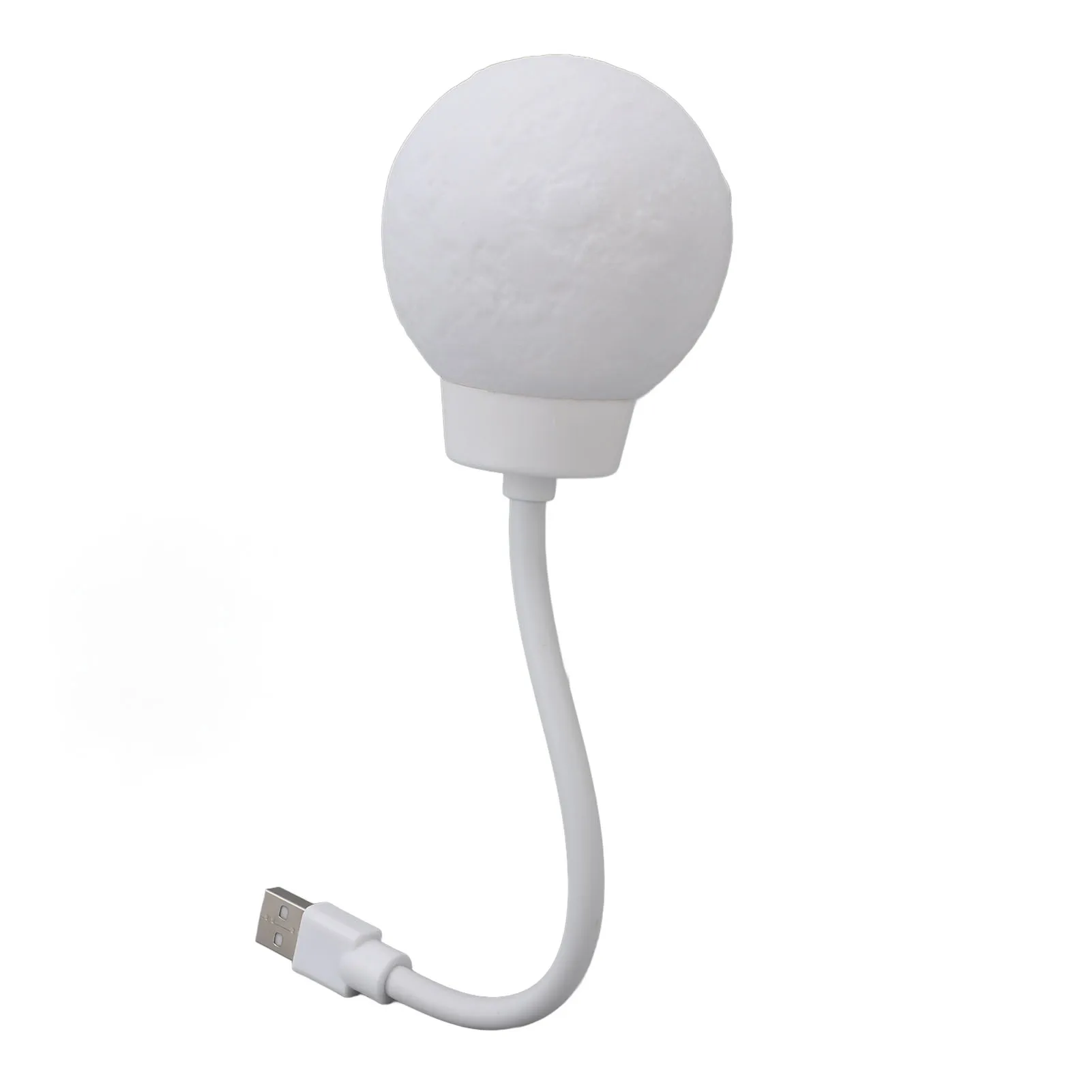 Moon Lamp - Voice Controlled Night Light With 3 Color Temperature Dimming, USB-Powered, Energy-Saving LED Lamp