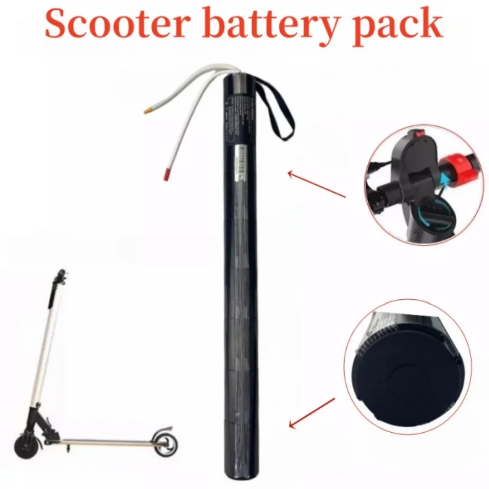 100% New 24V 4.4/6.6/8.8/10.4Ah 18650 Lithium Battery Pack, For Carbon Fiber Scooter battery