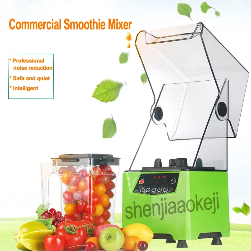 Smoothie Maker Food Blender Sound Insulation Food Processor Milk-shaker Mute Juicing machine Food mixer 220v 800w