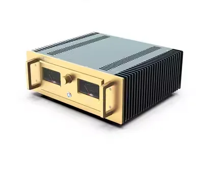 

BRZHIFI A60 Hot Sell Classic DAC Hifi Audio Chassis Aluminum Case Class A Power Amplifier Enclosure With Radiator DIY WITH KNOB