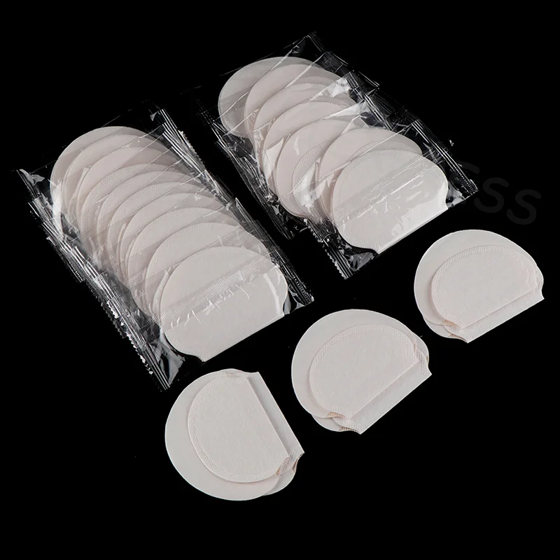 40pcs 겨드랑이 땀 향기 땀 패드-의류 겨드랑이 케어 데오도란트 발한 억제제 흡수 패드 드레스