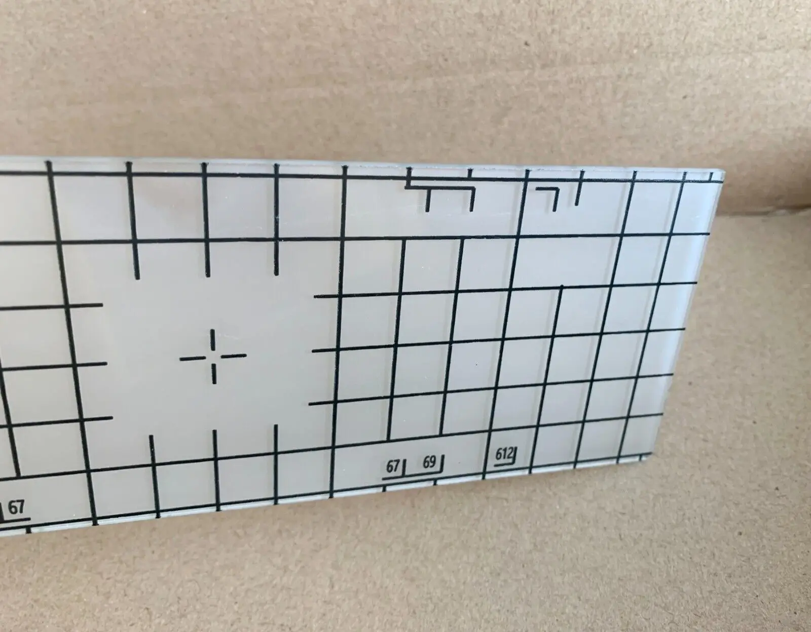 Tela de Focagem Proscope com Grade Vidro Moído 6×17 Polegadas 175x63x11 mm Novo