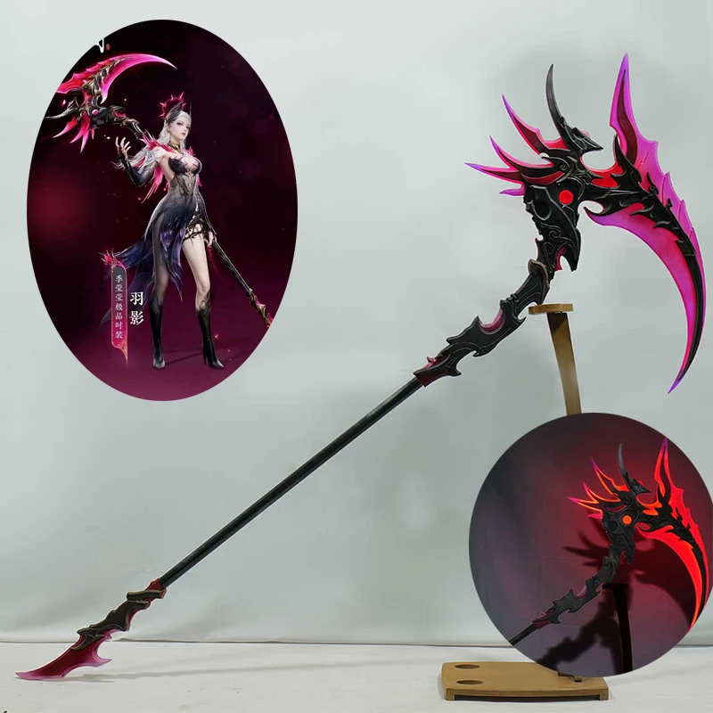 Game Naraka: Bladepoint Ji Yingying Cosplay Luminous sickle Halloween ComicCon Party Costume Props