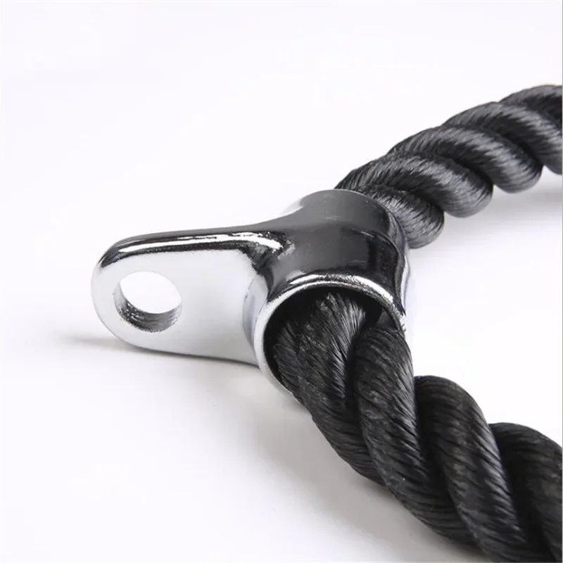 Gym Accessories Fitness Tricep Rope Cable Pull Down Rope Exercise Equipment Weights Handles Workout Muscle Training For Fitness