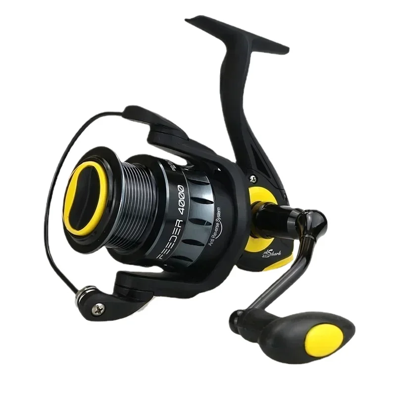 

HISHARK-Brand Fishing Reel, 3000-5000 Model, Speed Ratio 5.2:1, 15kg Brake Force, Suitable for Long-Distance Fishing, Carp