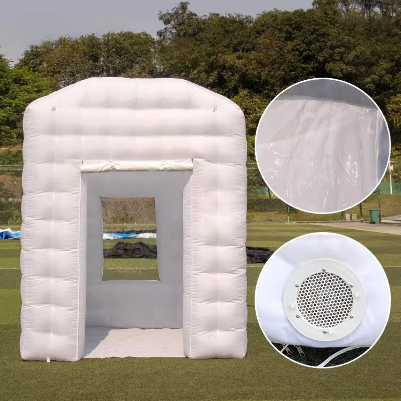 White Inflatable Hot Yoga Tent Meditation Yoga Studio Outdoor Portable Inflatable Mosquito Net
