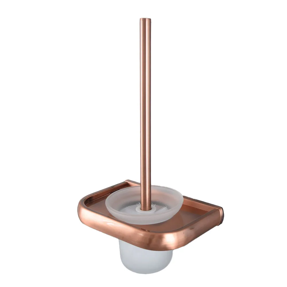 

Античный красный медный латунный настенный держатель для туалетной щетки, набор стеклянных чашек, аксессуары для ванной комнаты aba659