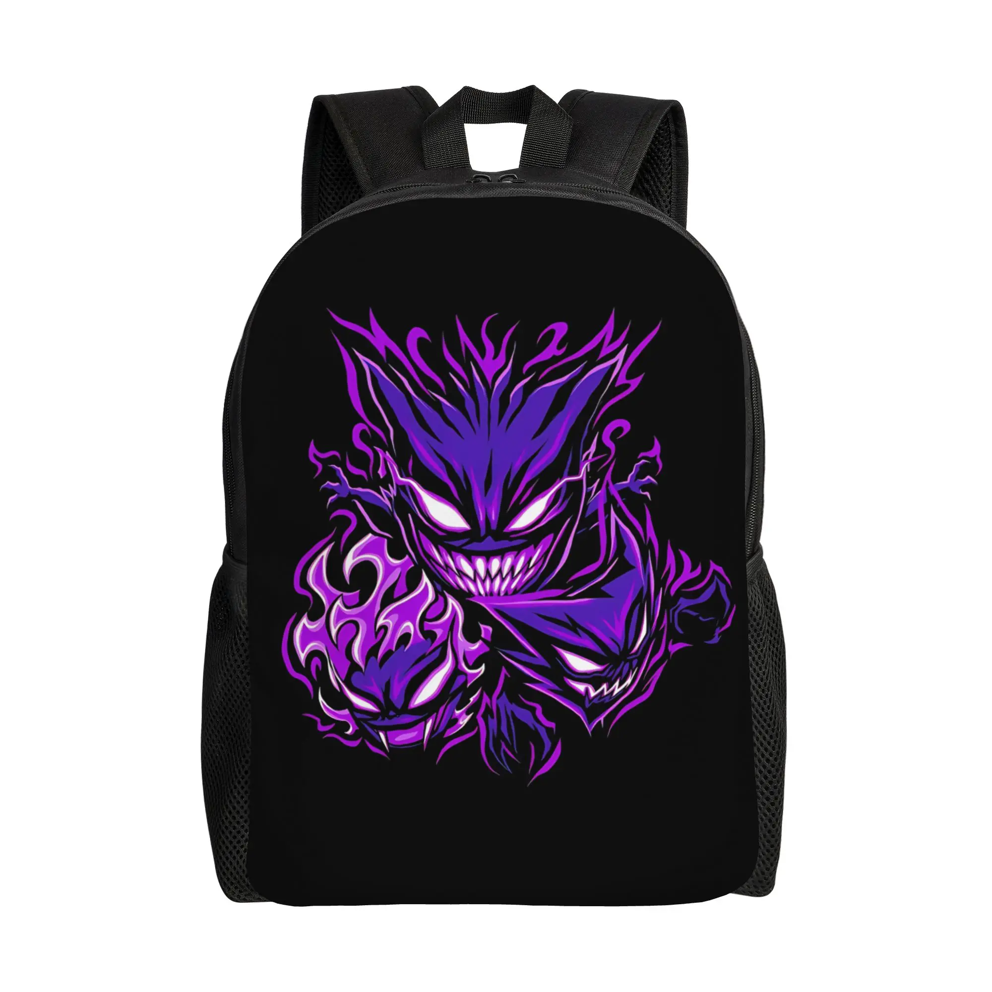 

Fashion Backpacks Pokemon Gengar Backpack Daypack mochila Outdoor Large Capacity Rucksack