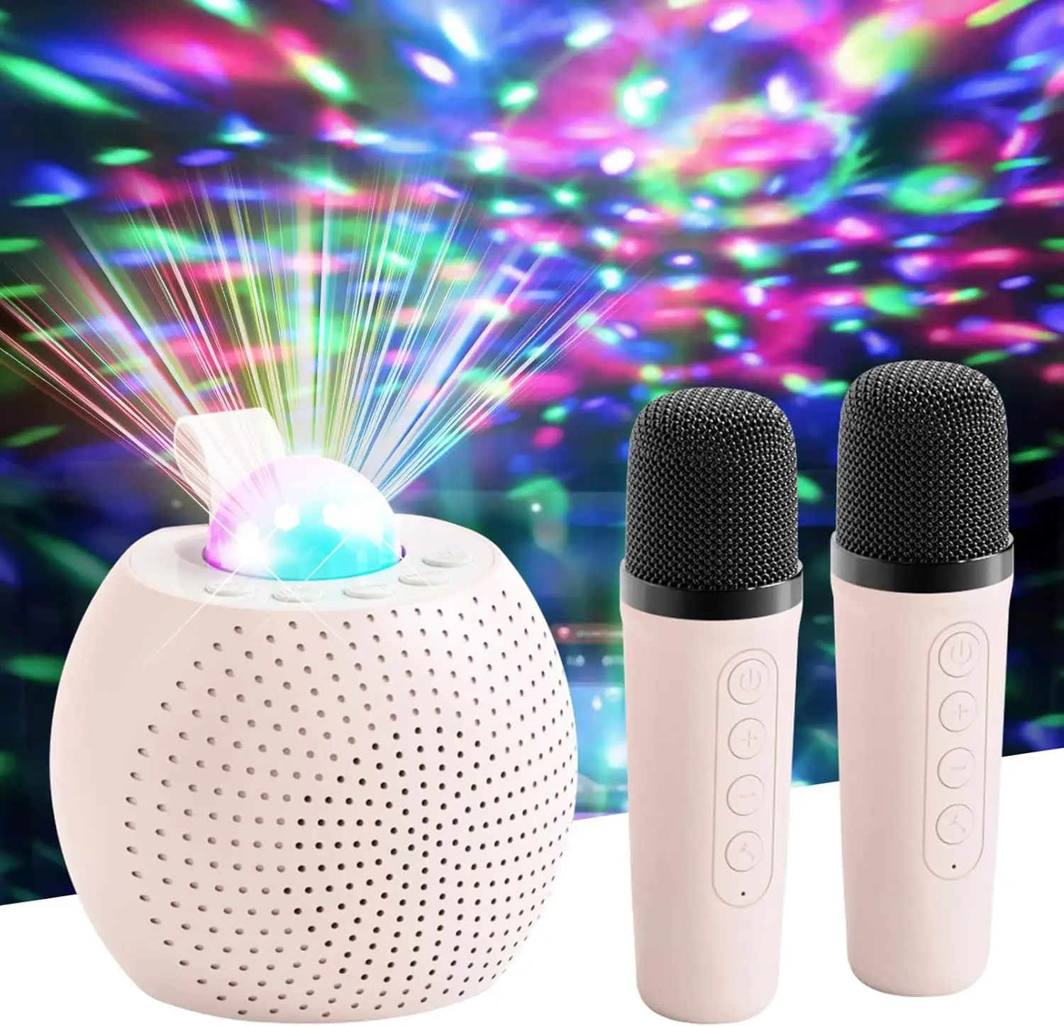 ZL090 Bluetooth Speaker With A Built-in Microphone, Mini Bluetooth Speaker With LED Ambient Light For Home Use, Karaoke Treasure