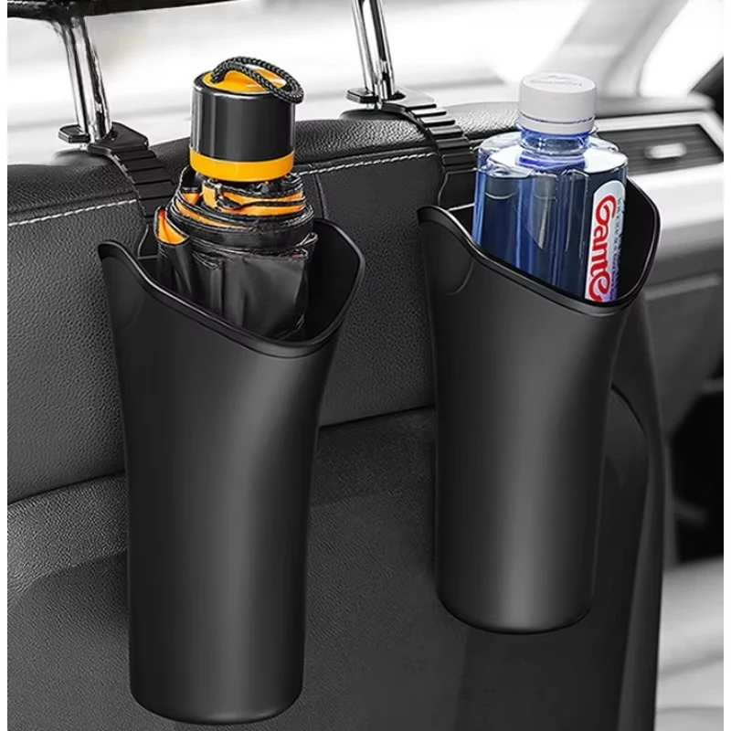 Car Umbrella Storage Bucket Waterproof Car Rear Seat Storage Box Umbrella Holder Trash Can Garbage Bin Auto Interior Accessories