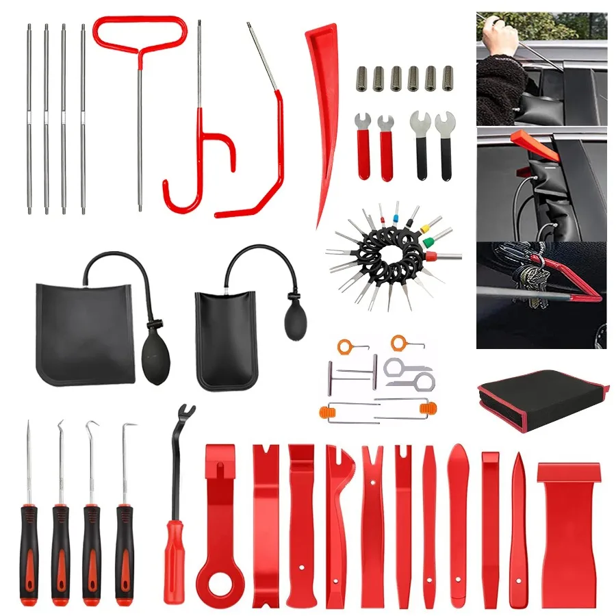 

Trim Removal Kit 63 automatic Trim removal Kit Plastic panel fastener Removal Kit Automotive trim Removal Kit trim Panel Door a
