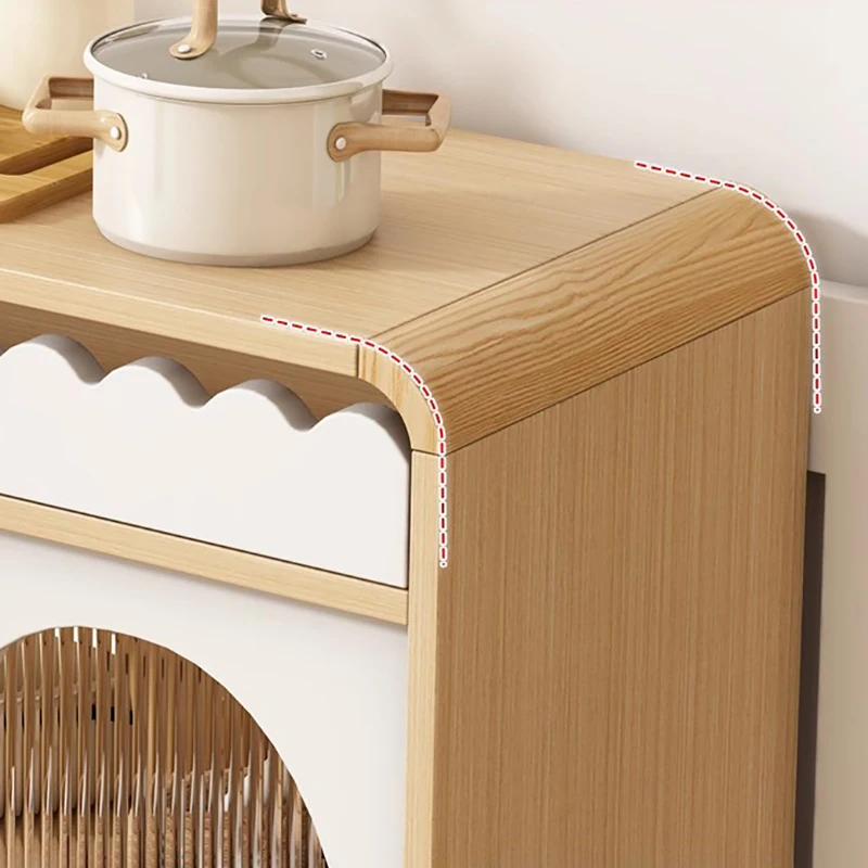 Luxury Modern Living Room Storage Cabinet - close-up view