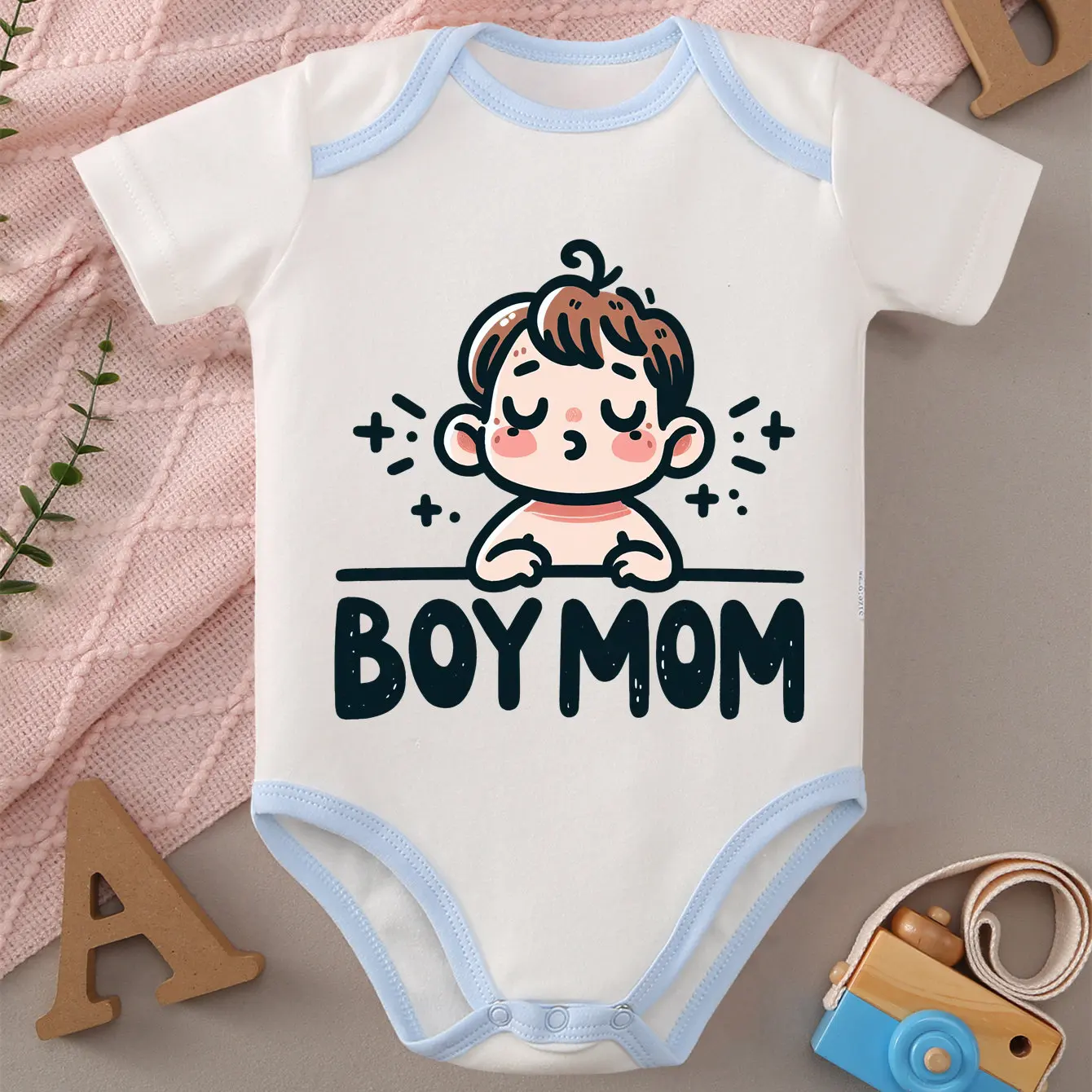 

Комбинезон из чистого хлопка с принтом Happy Family Best Mom And Dad, удобная тканевая одежда для малышей, комбинезон для новорожденных от 0 до 12 месяцев