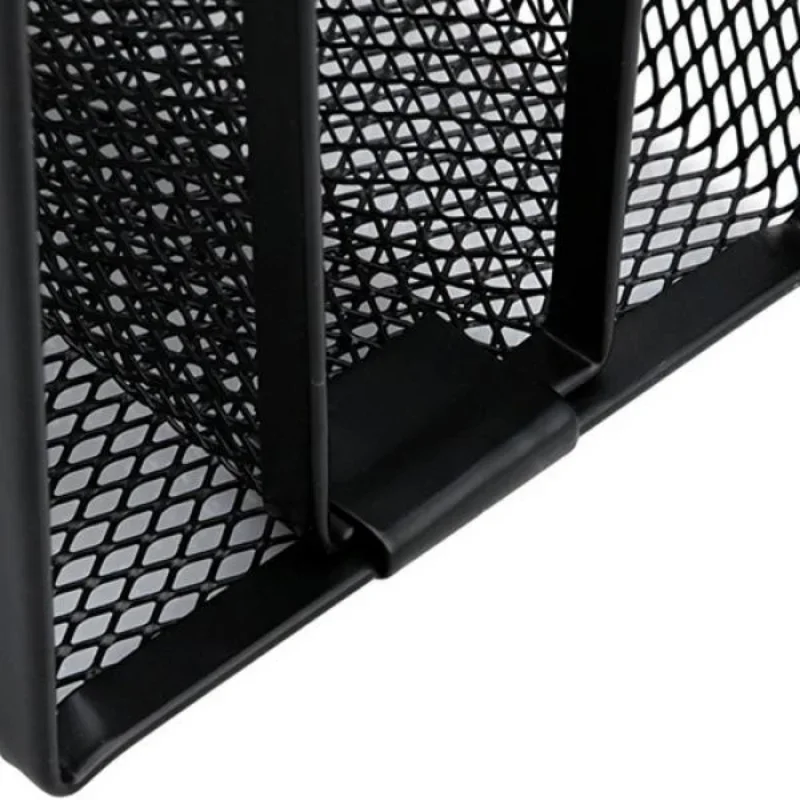 Multifunctional Black Mesh Letter Desk File Holder Magazine Organizer Mail Business Document Tray School Supplies Accessories