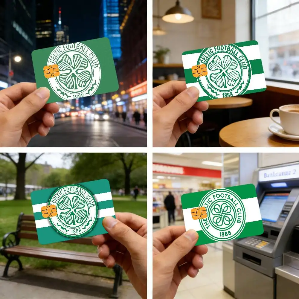 The C-Celtic SPORT Bank Card Sticker Film Skin Cover For Debit Credit Bank Cardultra-Thin And Fade-Resistant