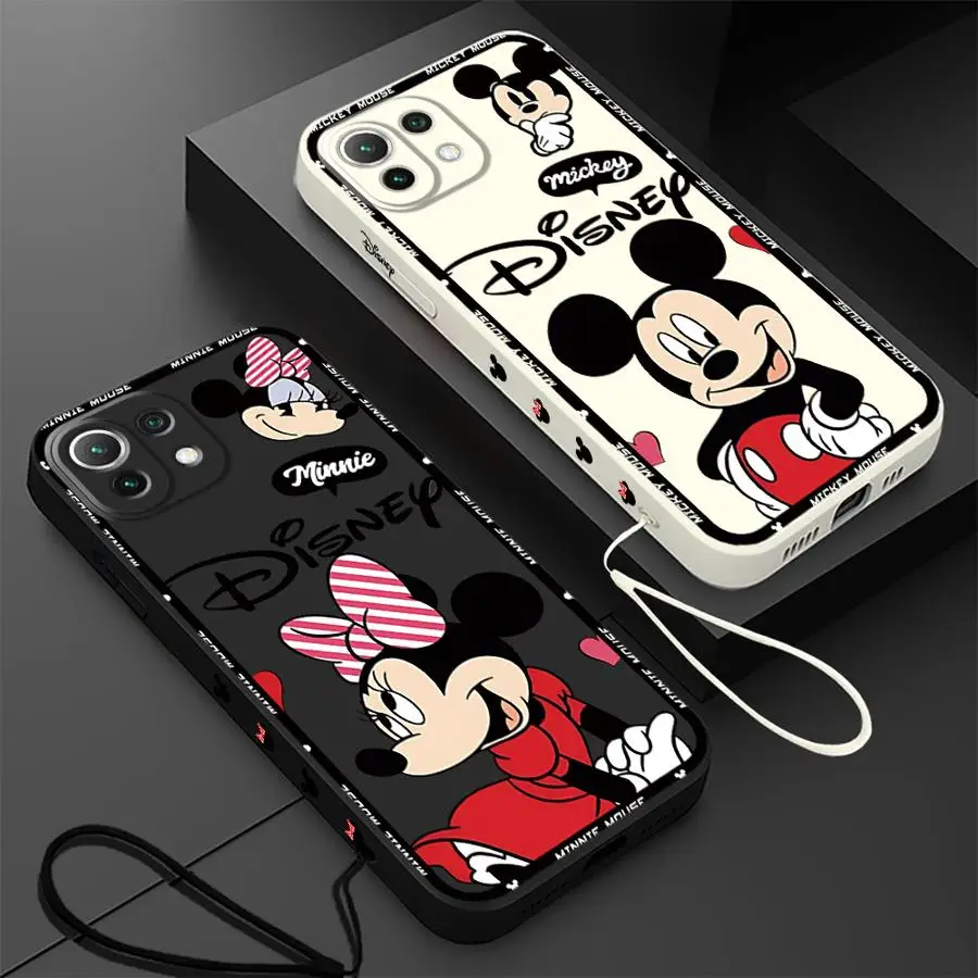 Disney Mickey Minnie Phone Case for Xiaomi Mi 11T 11 Lite 10T Pro Poco X4Pro X5Pro X3 NFC 13 12T 12 Lite Soft Cover