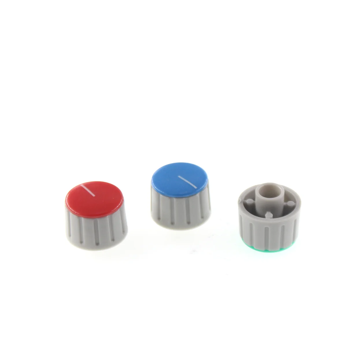 5pcs 17.8X16.5MM knob Potentiometer knob cap power amplifier volume adjustment knob knob with a plum shaft