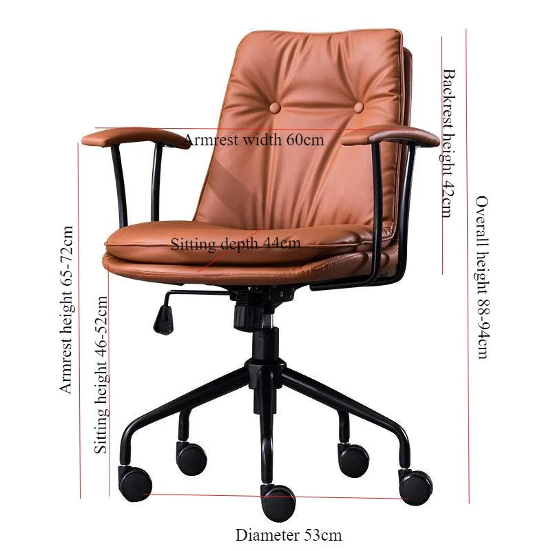 

Comfortable Modern Simple Home Light Luxury Computer Chair Swivel Office Furniture Muebles Gaming Chair Fauteuil Rose