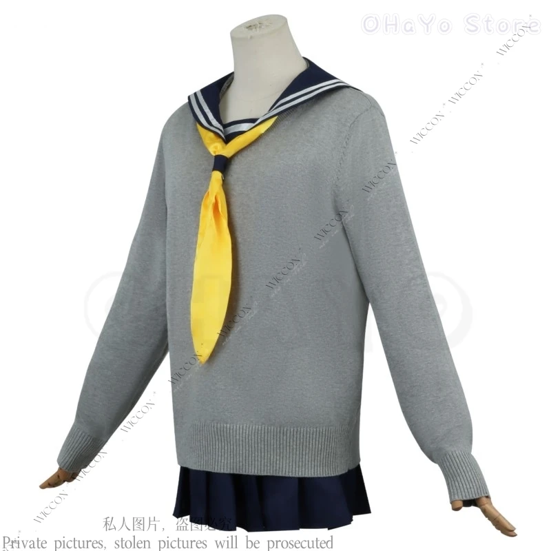 Koshi Anko Cosplay Costume Wig New Role Play Anime Shikanoko Nokonoko Cos Koshitantan My Deer Friend Nokotan Dress JK Sailor