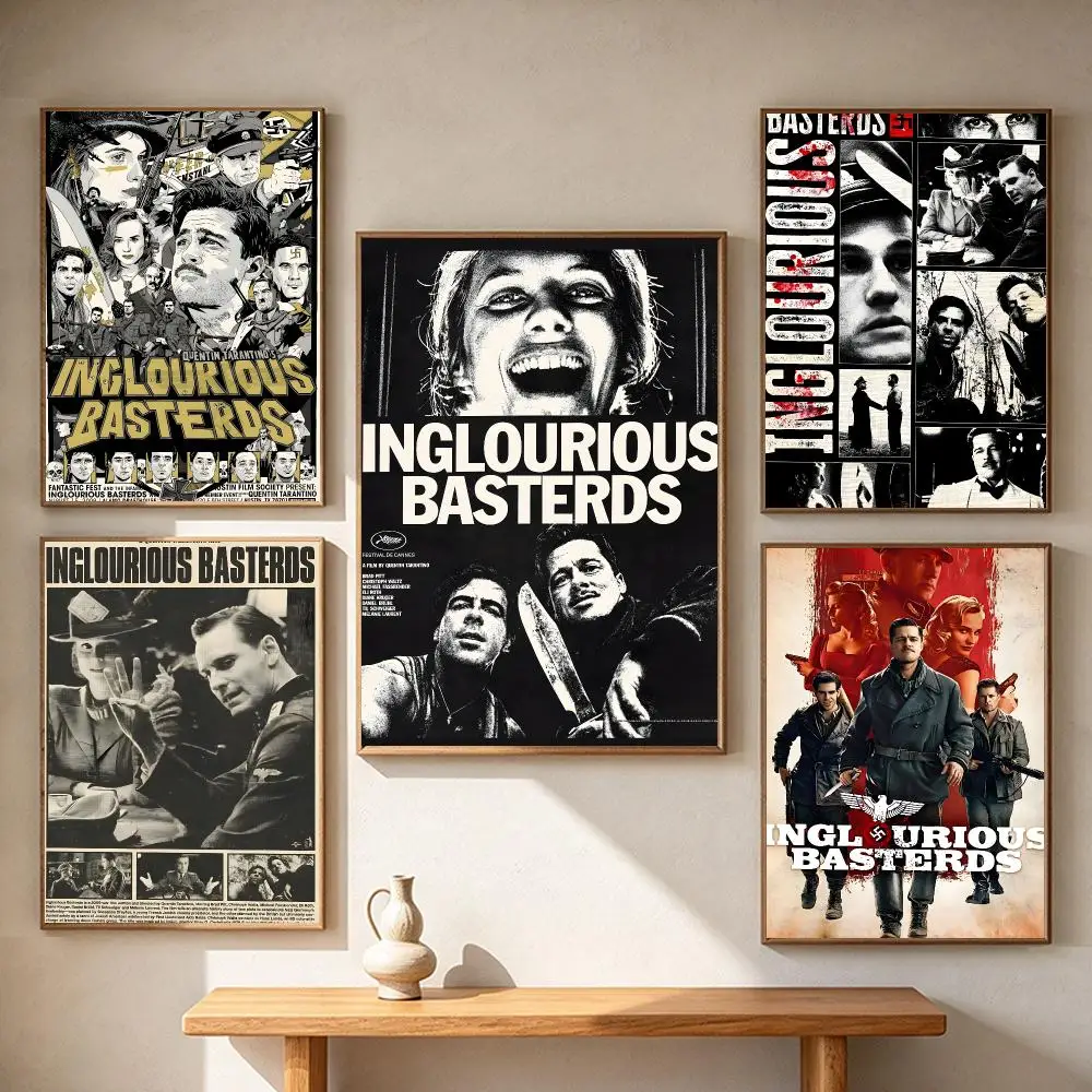 Violent Movie I-Inglourious Basterds Poster Household Room Decoration & Holiday Presents | High Definition Indoor Wall Prints