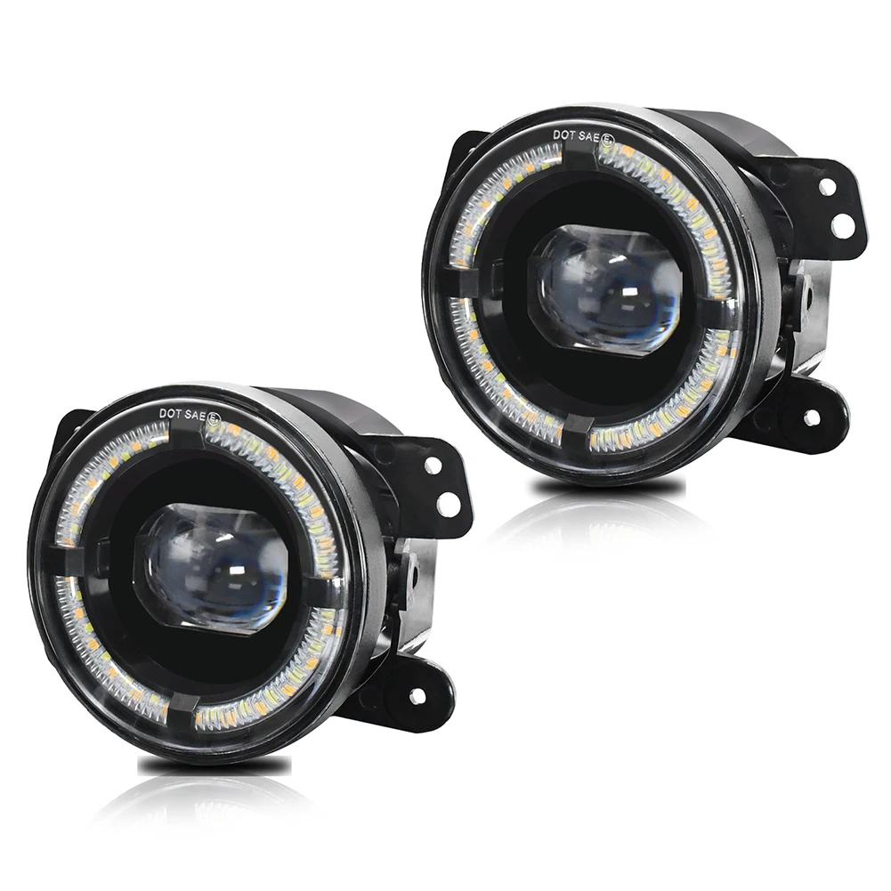 

4 Inch 200W 6000K Fog Light LED Lens Fog Driving Lamp Fog Lamp Modified Large Spot Light Replacement Automobiles Parts