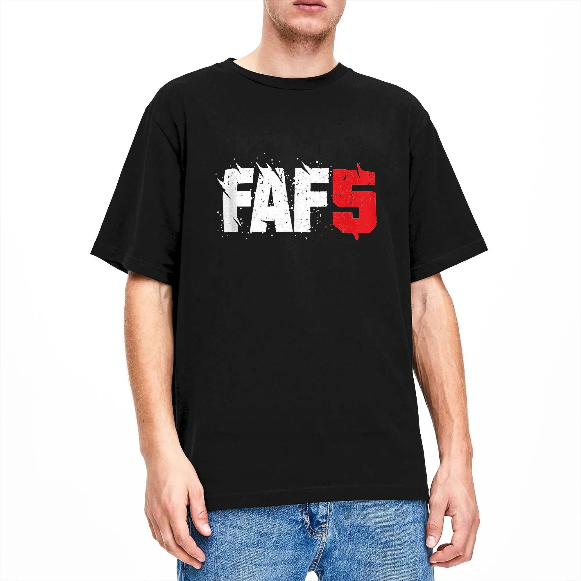 Men's Brock FAF5 T Shirts  Pure Cotton Clothes Hipster Short Sleeve Round Collar Tee Shirt Big Size T-Shirts