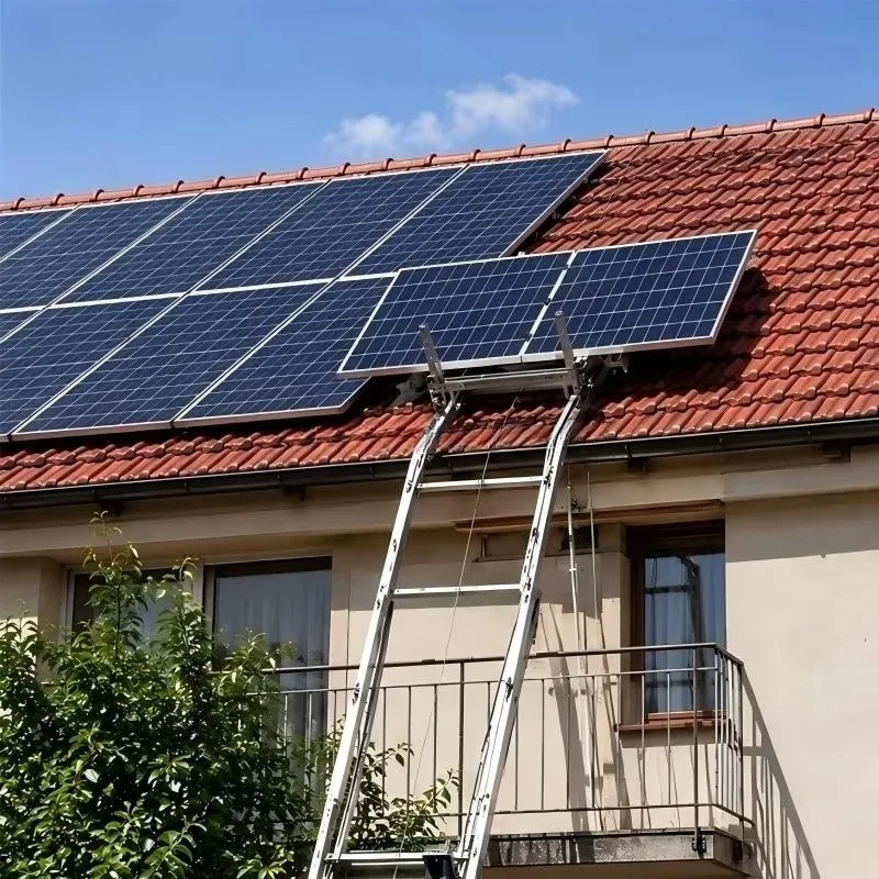 Slope Solar Panel Lift Small Tile Roof Special Glazed Tile Steel Door Window Loading Elevator Handling Equipment
