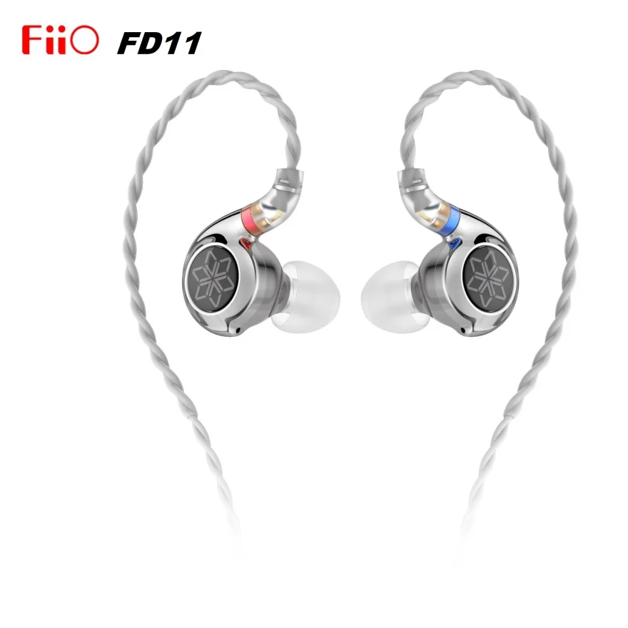 

FiiO FD11 1DD Dynamic Driver In-Ear Monitors Earphone Hi-Res Audio Earbuds with 2pin 0.78mm Detachable Cable Headset