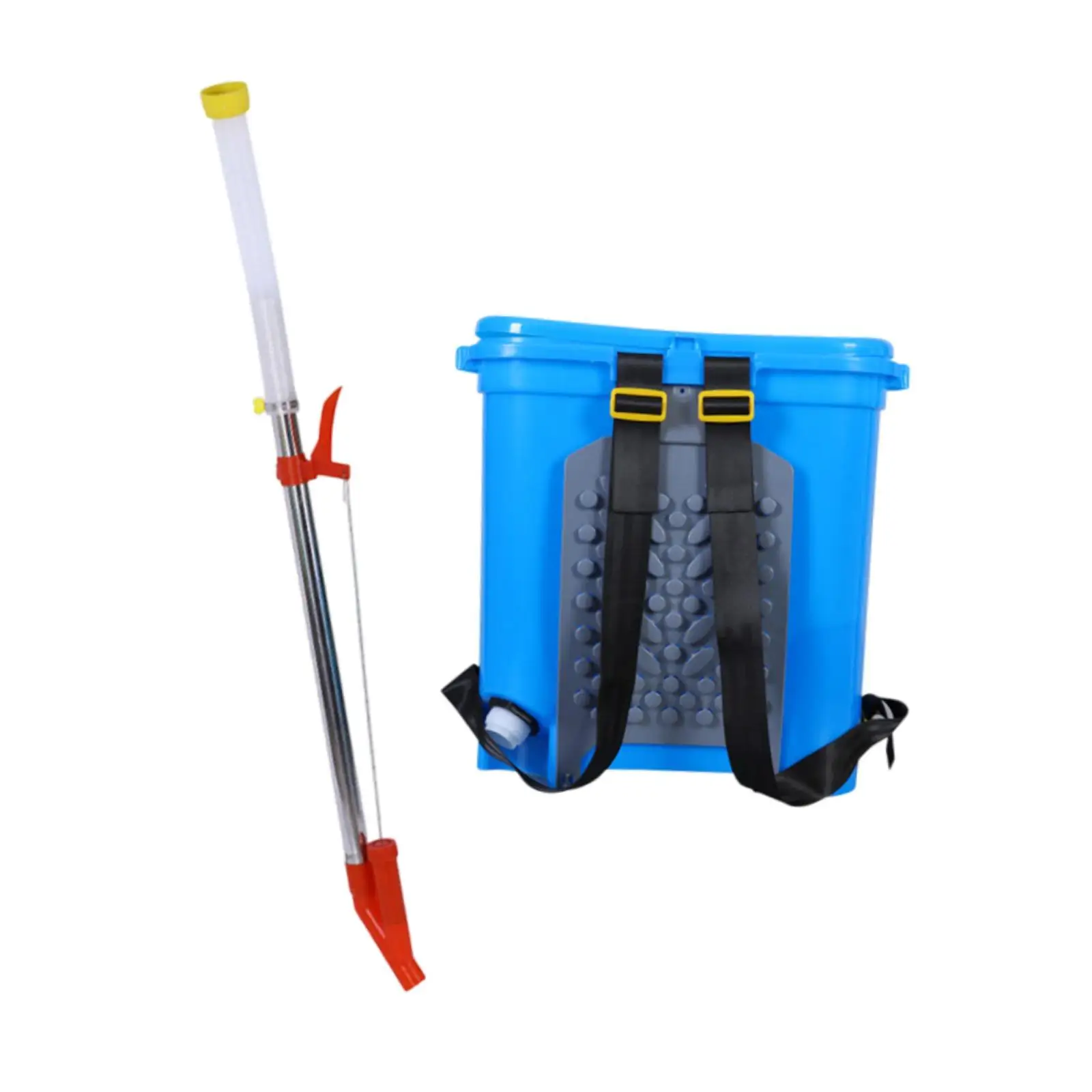 Manual Fertilizer Applicator with Backpack Bucket Multipurpose Labor Saving